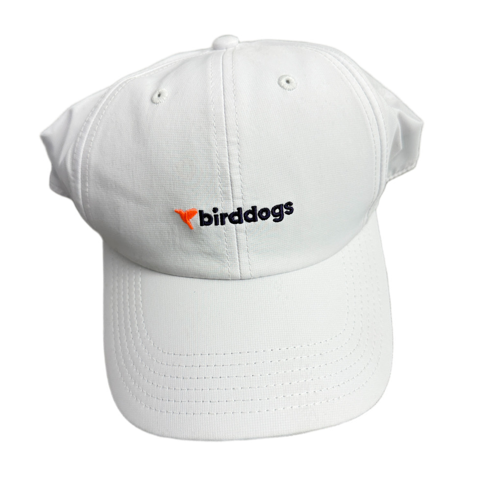 Birddogs Hat Cap Strap White Logo Embroidered Preppy Outdoor Active Athletic OS
